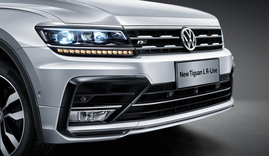 Детали экстерьера Volkswagen Tiguan L R-Line 2018 года  (CN) (фото 7 из 14)